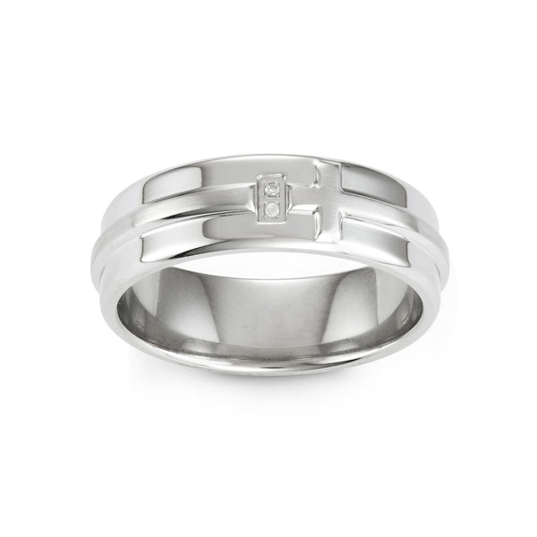 MODERN CROSS ring